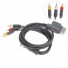 Cable por componentes para XBOX 360 HD TV LCD a 3 RCA Macho Audio Video AV