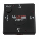 Multipuerto HDMI Switch 3 puertos 1080P Splitter para HDTV PS3 PS4 PC AUTOMATICO