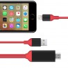 CABLE ADAPTADOR 8 PINES A HDMI TV AV 2M PARA IPHONE 7 6 IPAD 5 IPAD MINI HDTV