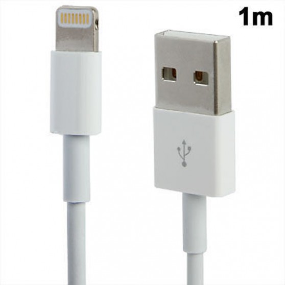 Cable de Datos Cargador USB para iPhone 5 5S 5C 6 Plus iPad Retina Mini 3 Air 2