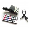 REPRODUCTOR TRANSMISOR FM PARA COCHE MECHERO ENCENDEDOR SD MMC 2 USB TF
