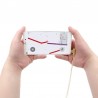 CABLE DATOS CARGA RAPIDA USB A MICRO USB NYLON TRENZADO 90º ANGULO RECTO 1 METRO