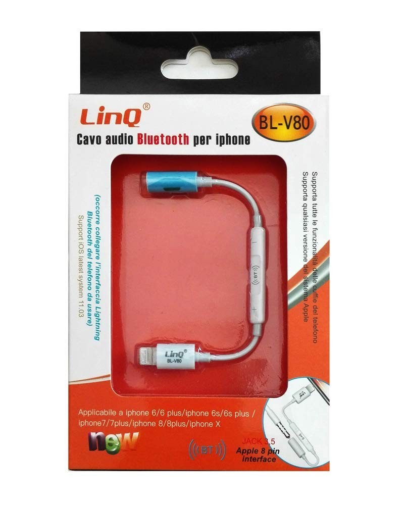Cable adaptador para iPhone y iPad: USB-C + Lightning a Jack 3,5 mm macho,  LinQ. - Spain