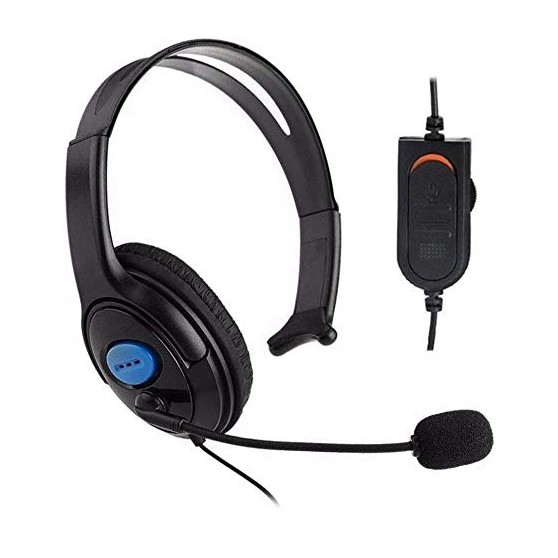 Audífonos gamer BlueFire para PlayStation 4 PS4, tablets, teléfonos iPhone  6/6s/6 plus/5s/5c/5, conector de 3,5 mm con luz LED de micrófono (color