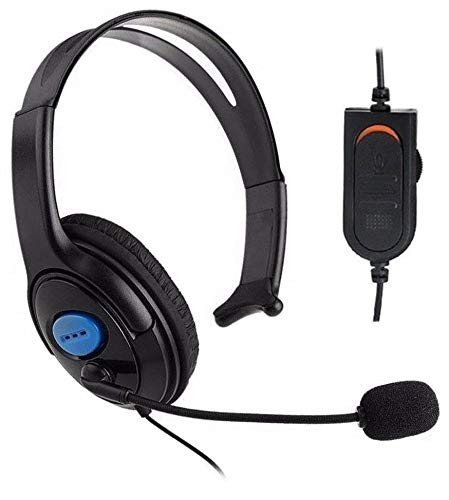 Auriculares Dobe PS4 con micrófono y control de volumen para Playstation 4  PS4 auriculares
