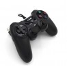 MANDO GAMEPAD CON CABLE COMPATIBLE CON SONY PLAYSTATION PS4 PC WINDOWS NEGRO