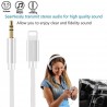 CABLE AUX AUDIO COMPATIBLE CON IPHONE XS/XS MÁX/X / 8/8 PLUS / 7 / 7PLUS ESTEREO