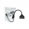 Cable Duplicador Splitter HDMI adaptador 1 Hdmi Macho A 2 HDMi Hembra TV LCD