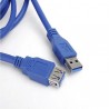 CABLE USB 3.0 MACHO A USB 3.0 HEMBRA 1,5 METROS