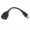 CABLE ADAPTADOR HOST OTG USB 2.0 HEMBRA A MINI USB MACHO Tablet Movil PC