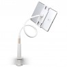 SOPORTE UNIVERSAL FLEXIBLE Y GIRATORIO 360 º PARA TABLET IPAD 2 3 4 5 BLANCO