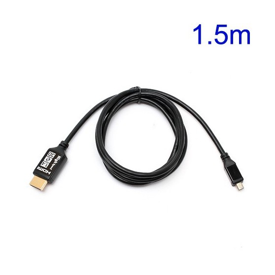Cable HDMI a micro HDMI 1080 de longitud 1.5 m.